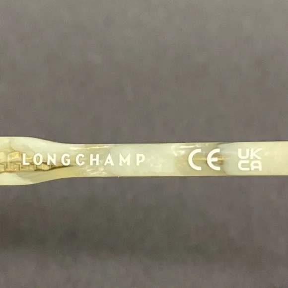 Longchamp Green and Cream Women's Glasses - Picture 5 of 7